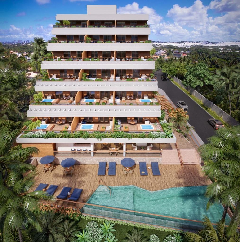 Área de lazer do Azure Beach Living
